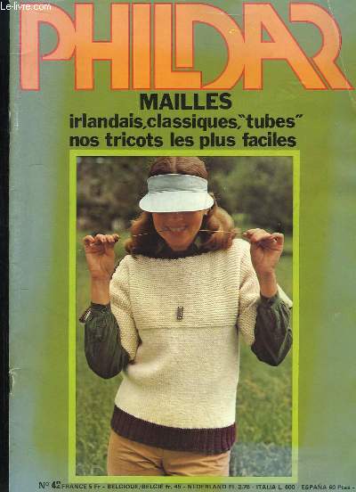 Phildar Mailles N42 : Irlandais, classiques, 