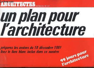 Architectes N122 : Un plan pour l'Architecture
