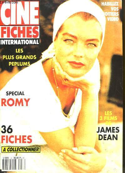 Cin Fiches International N3 : Spcial Romy - Les 3 films de James Dean - 36 fiches  collectionner