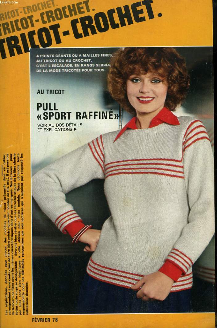 Tricot-Crochet de Fvrier 1978 : Pull 