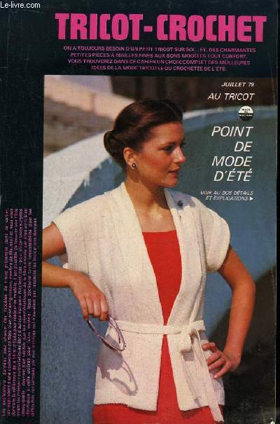Tricot-Crochet de Juillet 1979 : Point de mode d't - Jolies mailles 