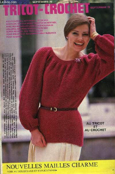 Tricot-Crochet de Septembre 1979 : Nouvelle mailles charme - Ligne allure - Style 