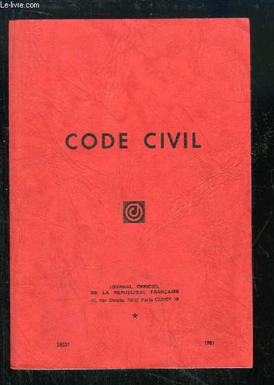Code Civil.