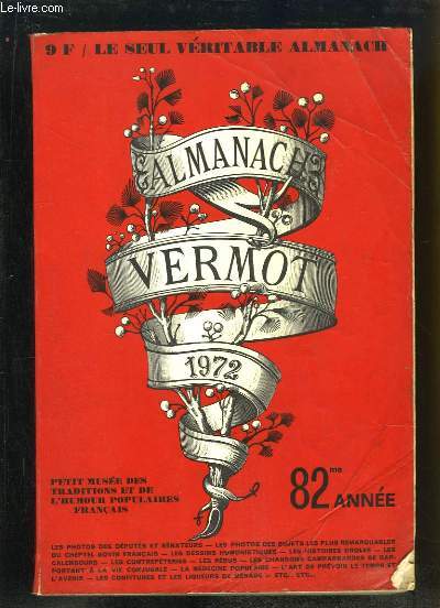 Almanach Vermot 1972 - 82e anne.