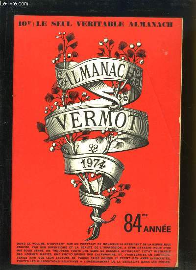 Almanach Vermot 1974 - 84e anne