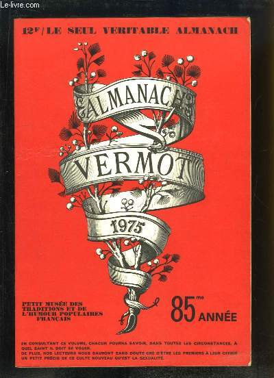 Almanach Vermot 1975 - 85e anne