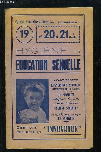 Hygine et Education Sexuelle N19 : L'ignorance sexuelle - La Frigidit - La Syphylis ...