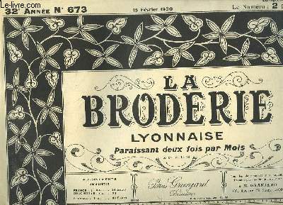 La Broderie Lyonnaise, N673 - 32e anne