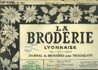 La Broderie Lyonnaise, N817 - 38e anne