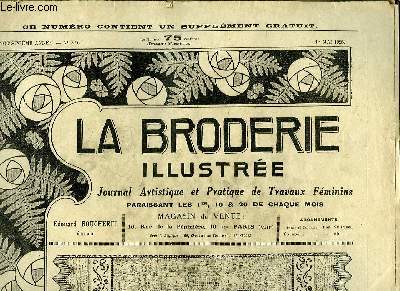 La Broderie Illustre, N286 - 26e anne : Dessus de lit broderie et filet assorti au grand store