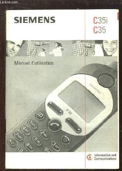 Manuel d'utilisation des tlphones C35i et C35