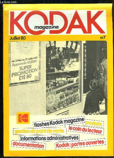 Kodak Magazine N°7 : Gestion du point de vente, Flashes Kodak Magazine ...