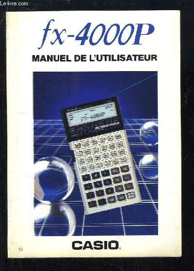 Fx-4000 P. Manuel de l'Utilisateur.