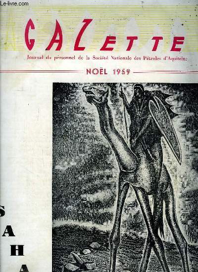 Gazette Nol 1959 : Sahara.