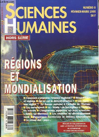Sciences Humaines Hors-Srie N8 : Rgions et Mondialisations