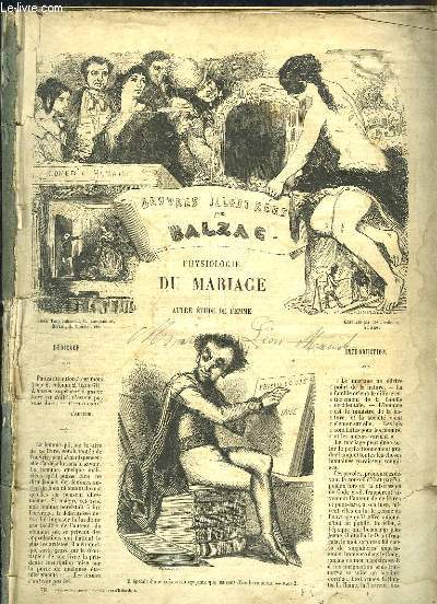 Oeuvres illustres d'Honor de Balzac : Physiologie du Mariage.