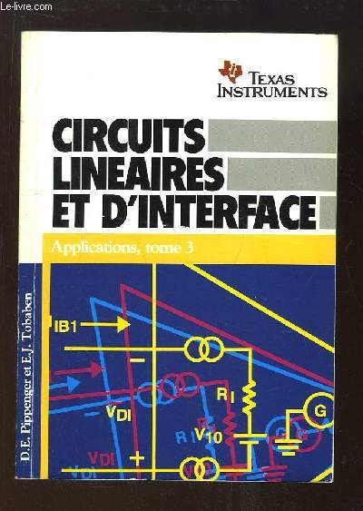 Circuits Linaires et d'Interface, Volume 3 : circuits d'acquisition de donnes, circuits priphriques et capteur  effet Hall.