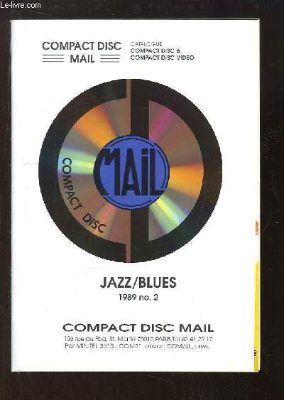 Catalogue Compact Disc Mail, Jazz / Blues 1989 n2