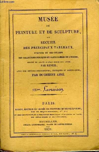 Muse de peinture et de sculpture, 129me Livraison : Sainte Famille - Triomphe de Vnus - Fte de Village - Grard Dow - Virginie - Hb.