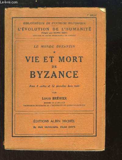 Vie et Mort de Byzance.