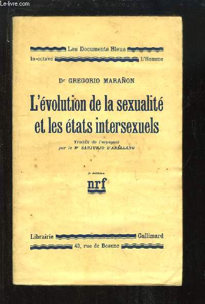 L'volution de la sexualit et les tats intersexuels.