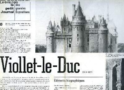 Le Petit Journal des Grandes Expositions, nouvelle srie N89 : Viollet-le-Duc, 1814 - 1879.