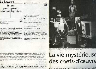 Le Petit Journal des Grandes Expositions, nouvelle srie N99 : La vie mystrieuse des chefs-d'oeuvre. La science au service de l'art.
