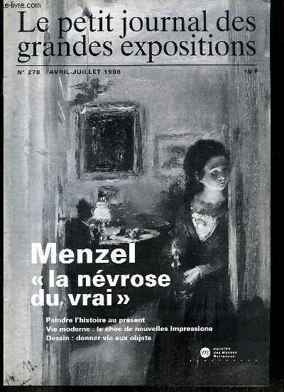 Le petit journal des grandes expositions, N278 : Menzel 