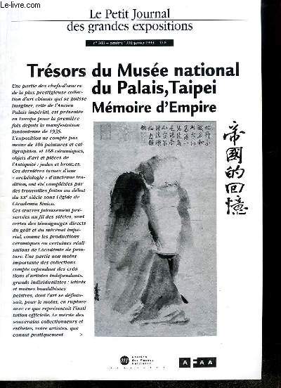 Le Petit Journal des grandes expositions, N303 : Trsors du Muse national du Palais, Taipei. Mmoires d'Empire.