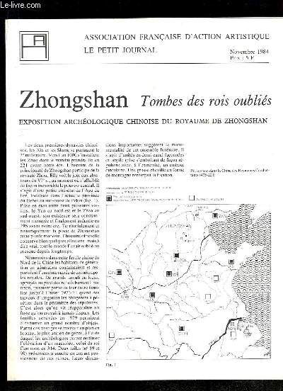Le Petit Journal de Novembre 1984 : Zhongshan, Tombes des rois oublis. Exposition archologique chinoise du Royaume de Zhongshan