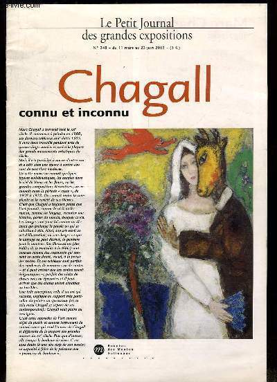 Le Petit Journal des grandes expositions, N348 : Chagall, connu et inconnu