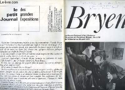 Le petit Journal des grandes Expositions. Bryen, au Muse National d'Art Moderne, du 14 fvrier au 30 avril 1973
