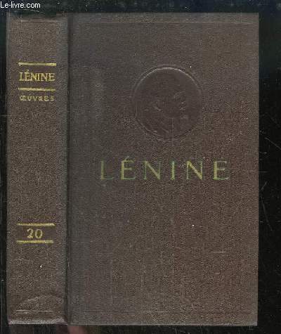 Oeuvres de V. Lnine. TOME 20 : Dcembre 1913 - Aot 1914