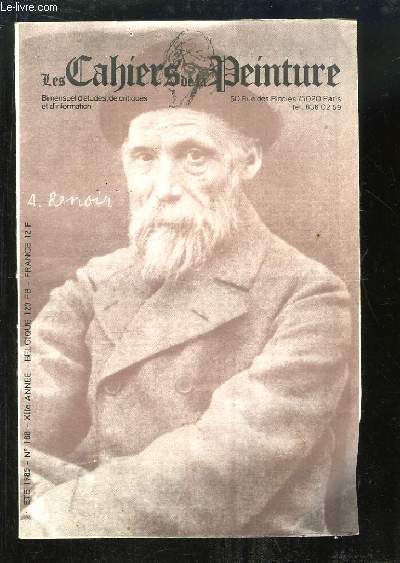 Les Cahiers de la Peinture N188 - 12e anne : L'Ange Renoir - L'Art et le Bien-tre - Achille Devria - Andr Masson - Otto Dix ...