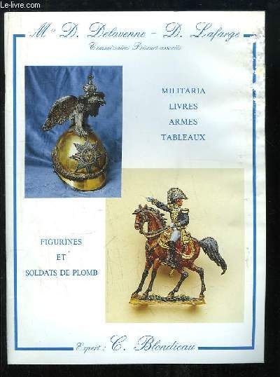 Catalogue de la Vente aux Enchres, du 20 juin 1994  Drouot-Richelieu, de Figurines et Soldats de plomb...