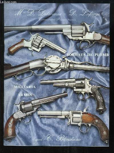 Catalogue de la Vente aux Enchères, du 21 octobre 1993 à Drouot-Richelieu, de Soldats de plomb et figurines, Militaria et Armes à Système