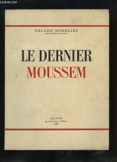 Le dernier Moussem.