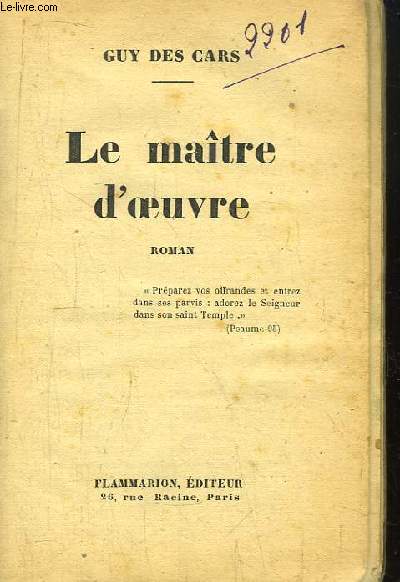 Le Matre d'oeuvre. Roman.