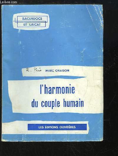 L'harmonie du couple humain.