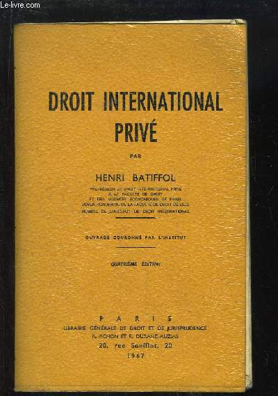 Droit International Priv.