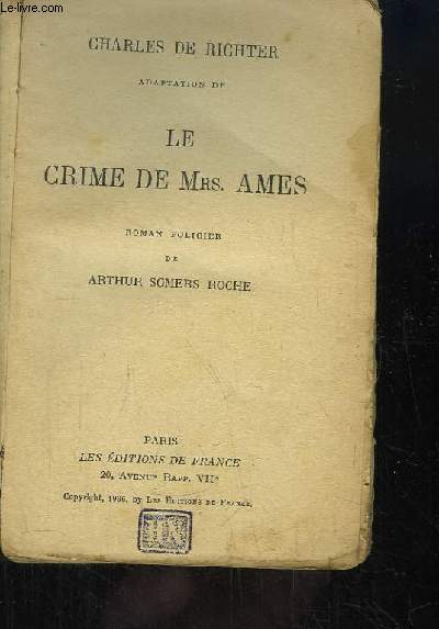 Le Crime de Mrs Ames.