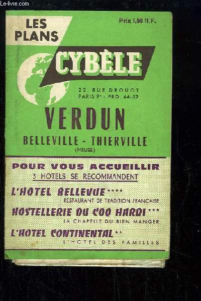 Les Plans Cyble, Guides. Verdun, Belleville, Thierville (Meuse).