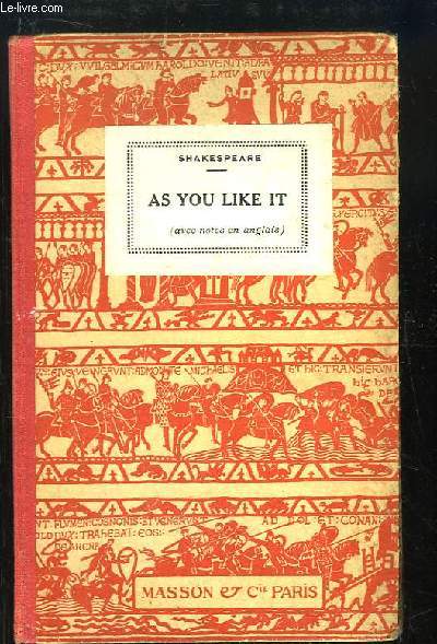 As you like it (avec notes en anglais)