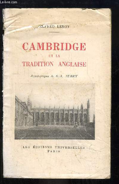 Cambridge et la Tradition Anglaise.