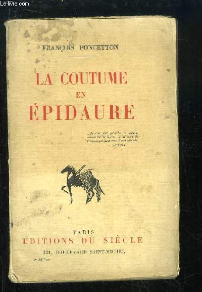 La coutume en Epidaure