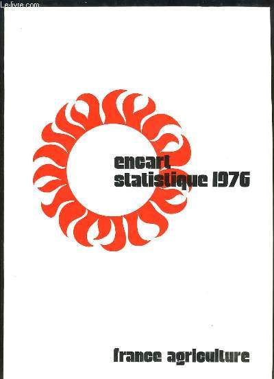 Encart Statistique 1976. France Agriculture.