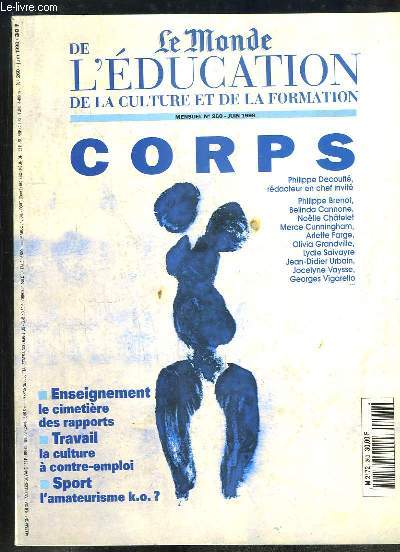 Le Monde de l'Education de la culture et de la formation, N260 : Corps.