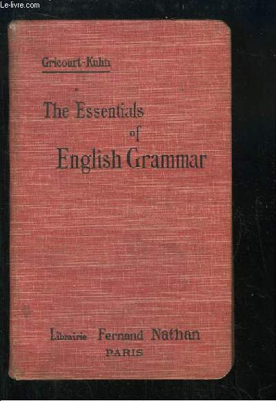 The Essentials of English Grammar.