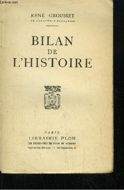 Bilan de l'Histoire.