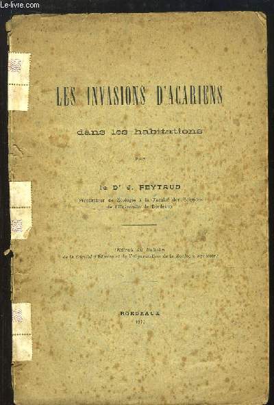 Les Invasions d'Acariens dans les habitations.